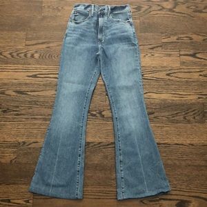 Abercrombie flare jeans size 27 petite